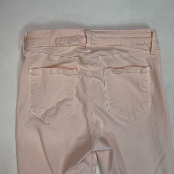 L'agence Margot Skinny High Rise Ankle Quartz Jeans Women Size 26 Pink - Picture 5 of 11